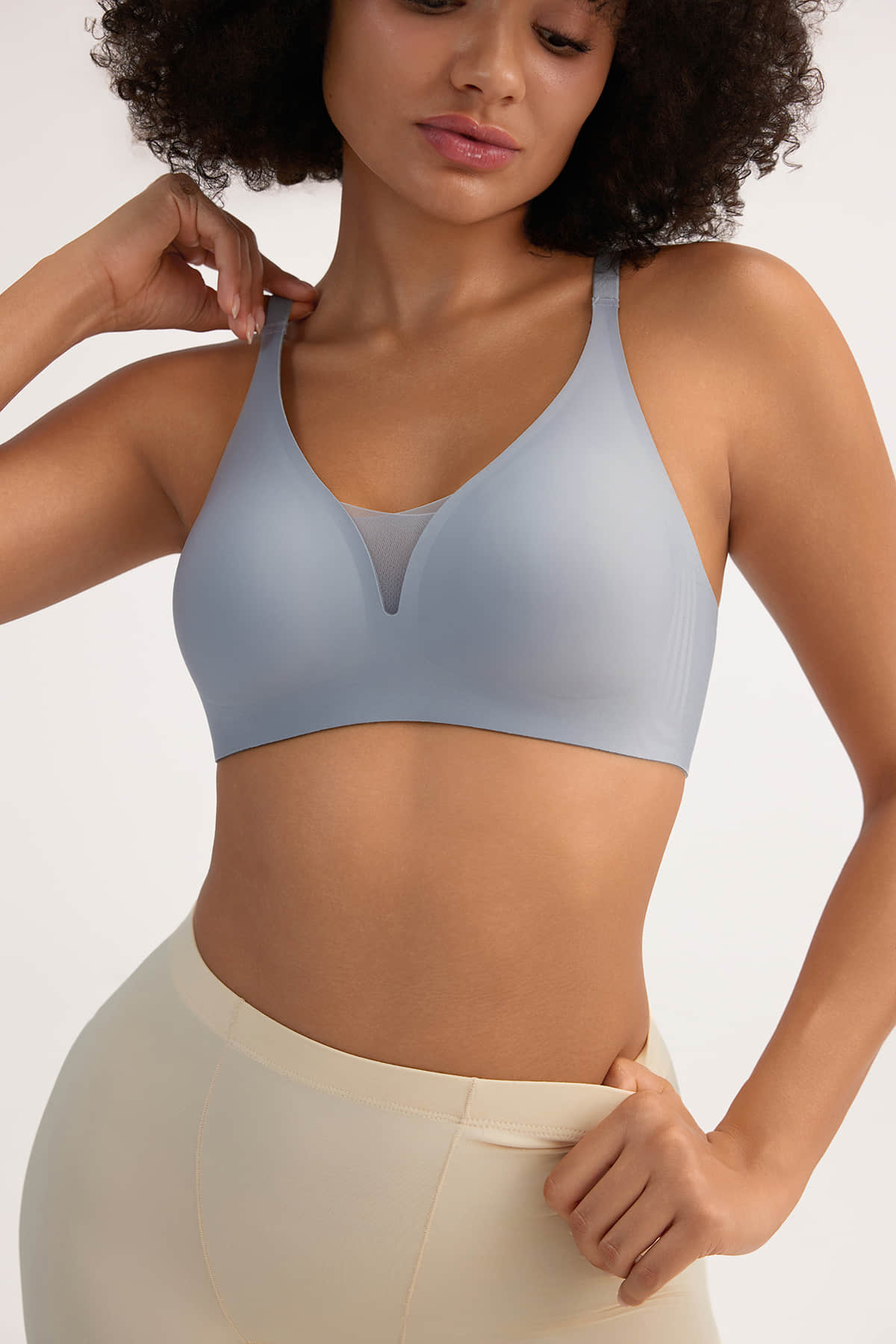 Women's High Support Sports Bra - Moisture-Wicking Gym Workout Underwear MW8007