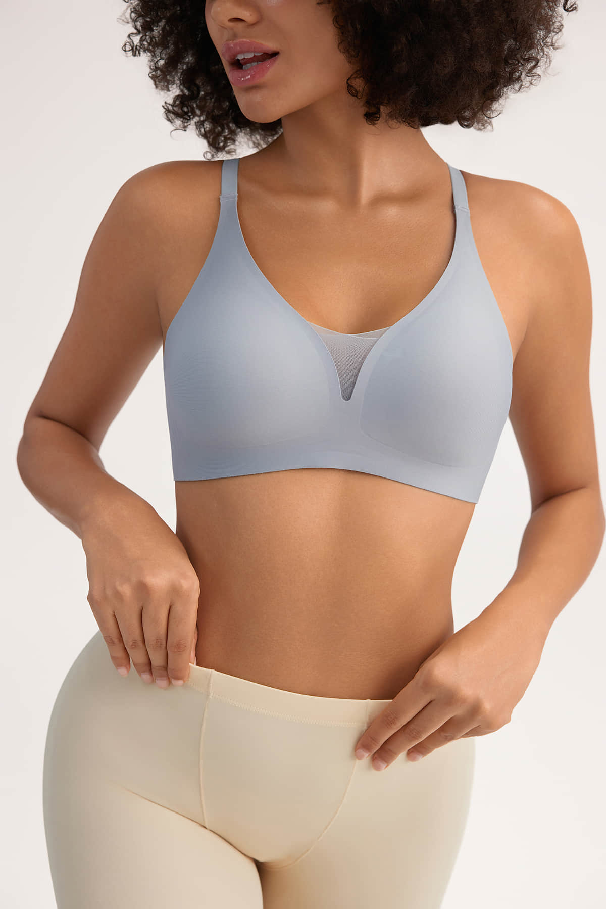Women's High Support Sports Bra - Moisture-Wicking Gym Workout Underwear MW8007
