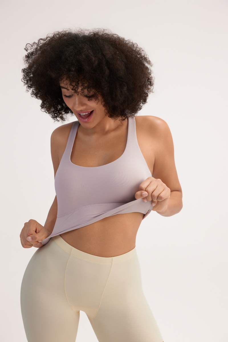 Anti-Slip Yoga Underwear Women- Moisture- Wicking for Hot Yoga & Gym--8015