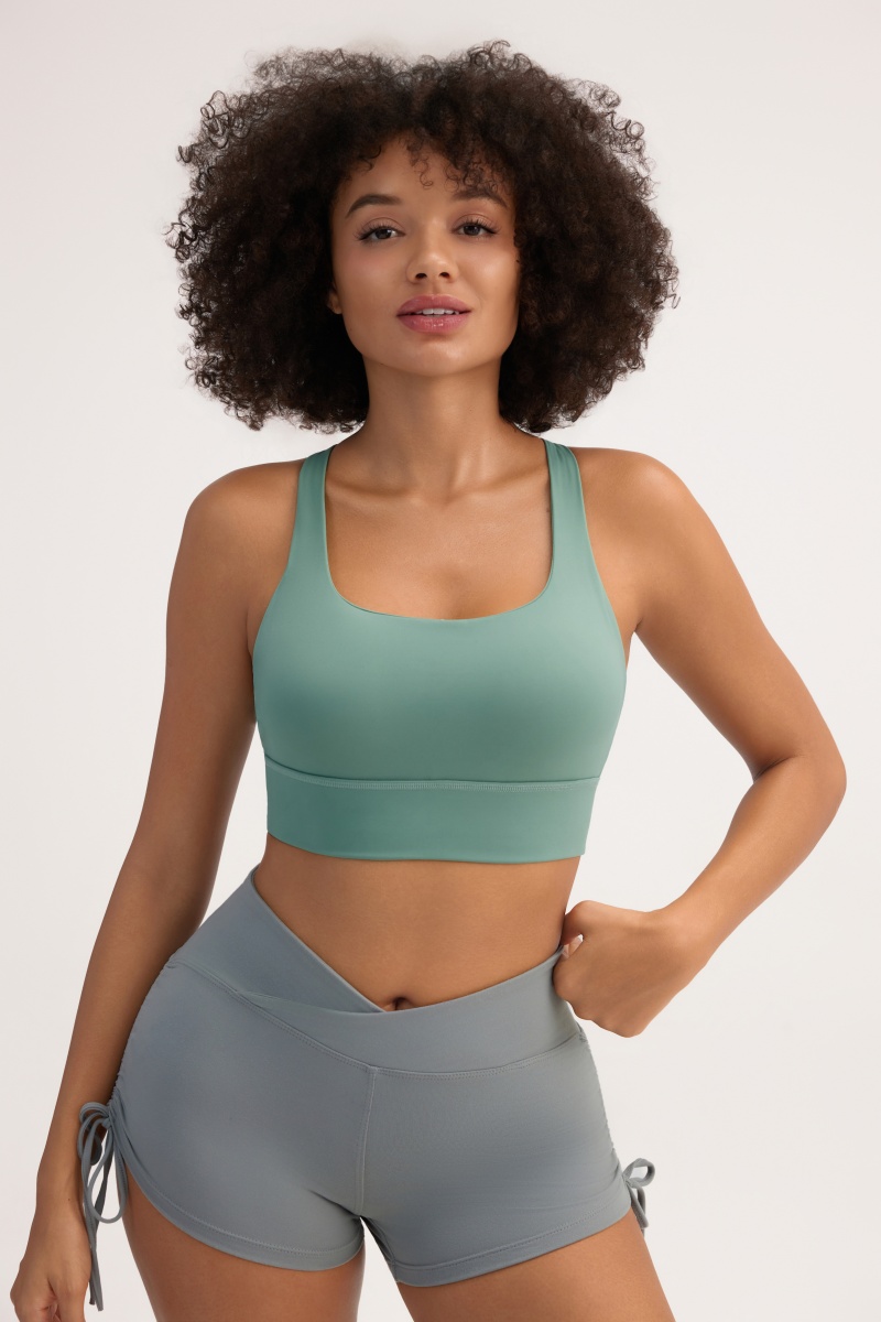 High Stretch Quick-Dry Breathable Buttery Soft Yoga Outfit 2-Piece Set for Gym & Running——MW8014