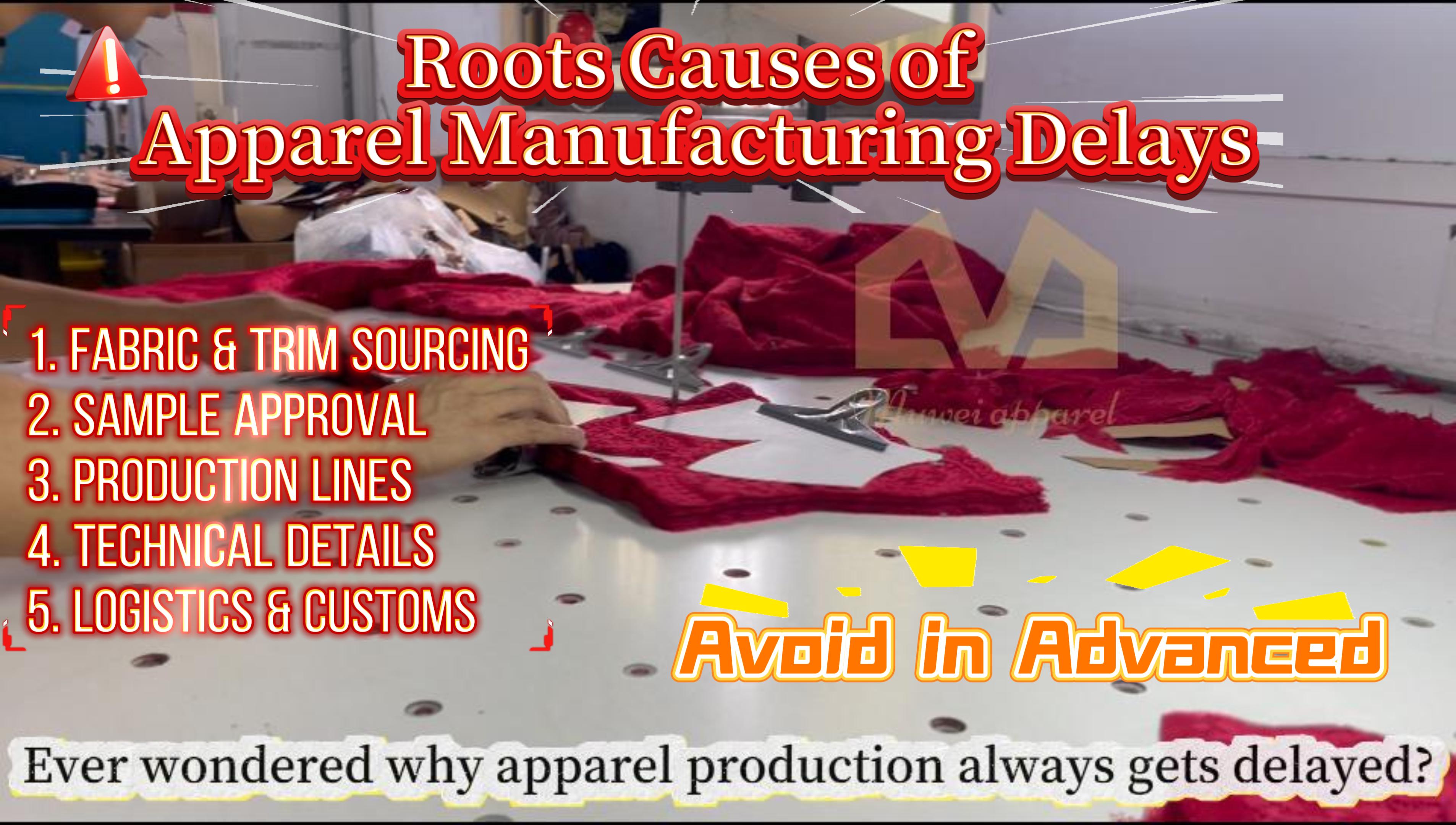 Ever wondered why apparel production always gets delayed?